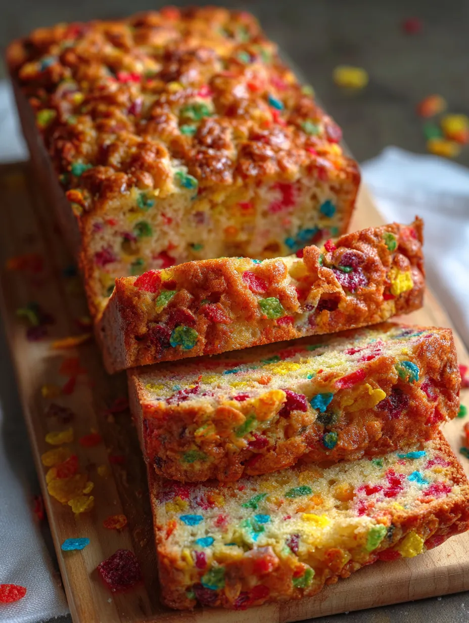 A piece of cake with rainbow sprinkles all over.