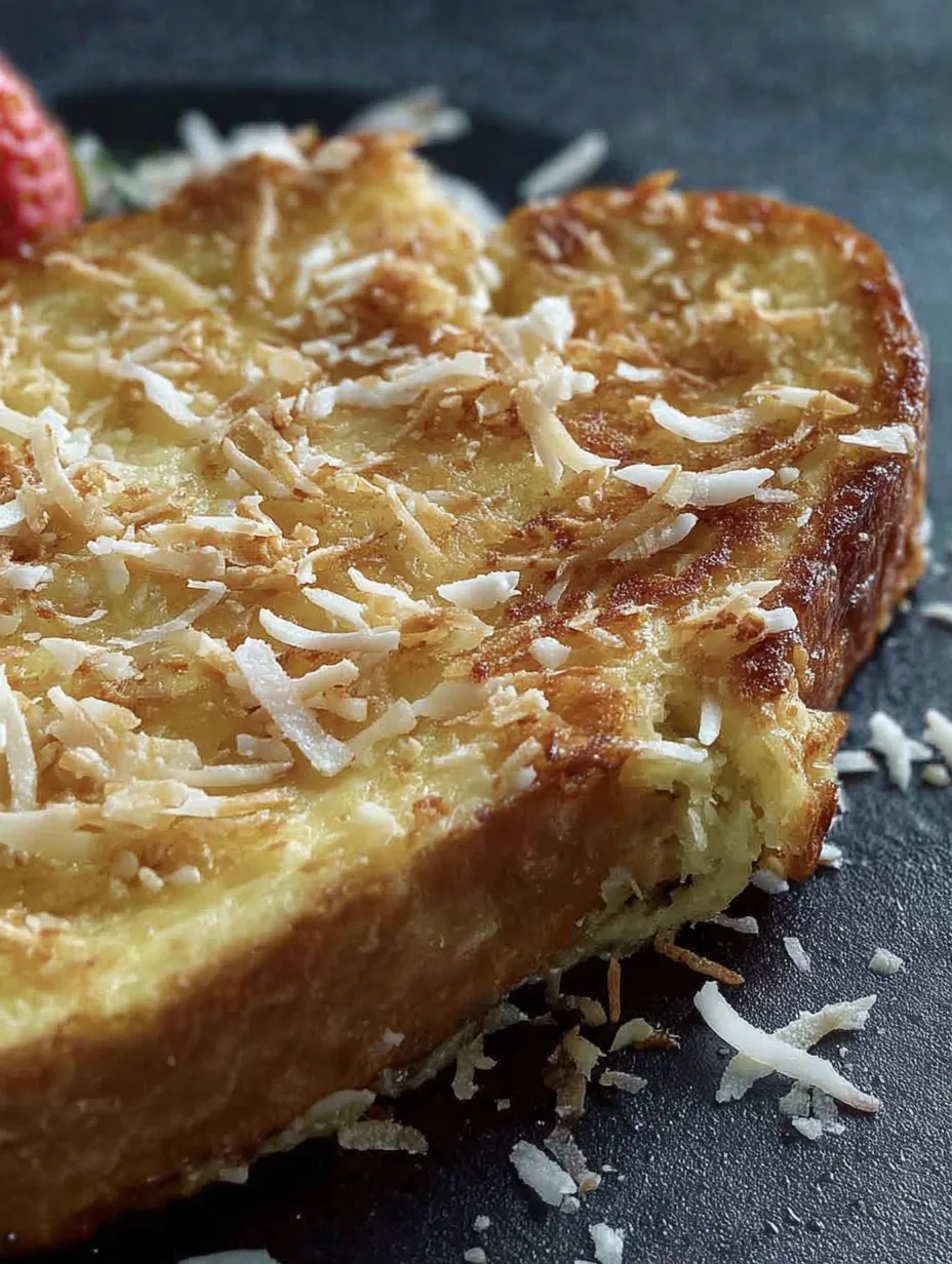 Coconut French Toast Delight.