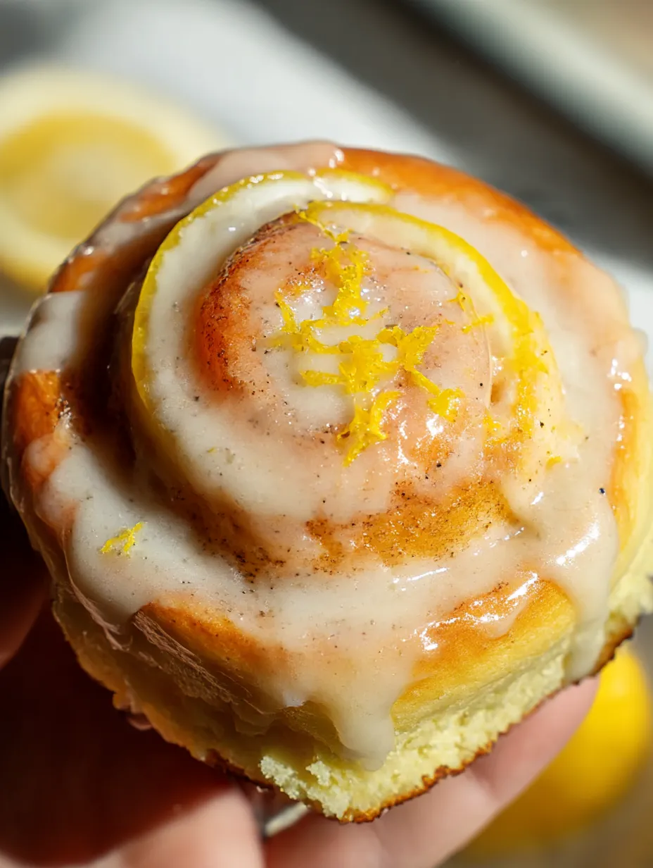 A golden pastry crown with a bright lemon slice.