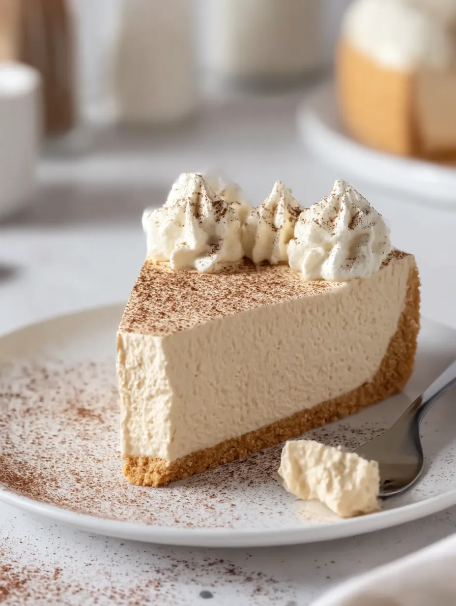 A cake slice with creamy white topping and chocolate sprinkles beside it.