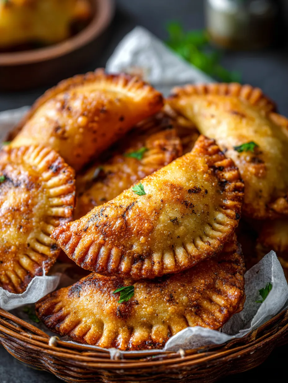 Spicy Beef Empanadas.
