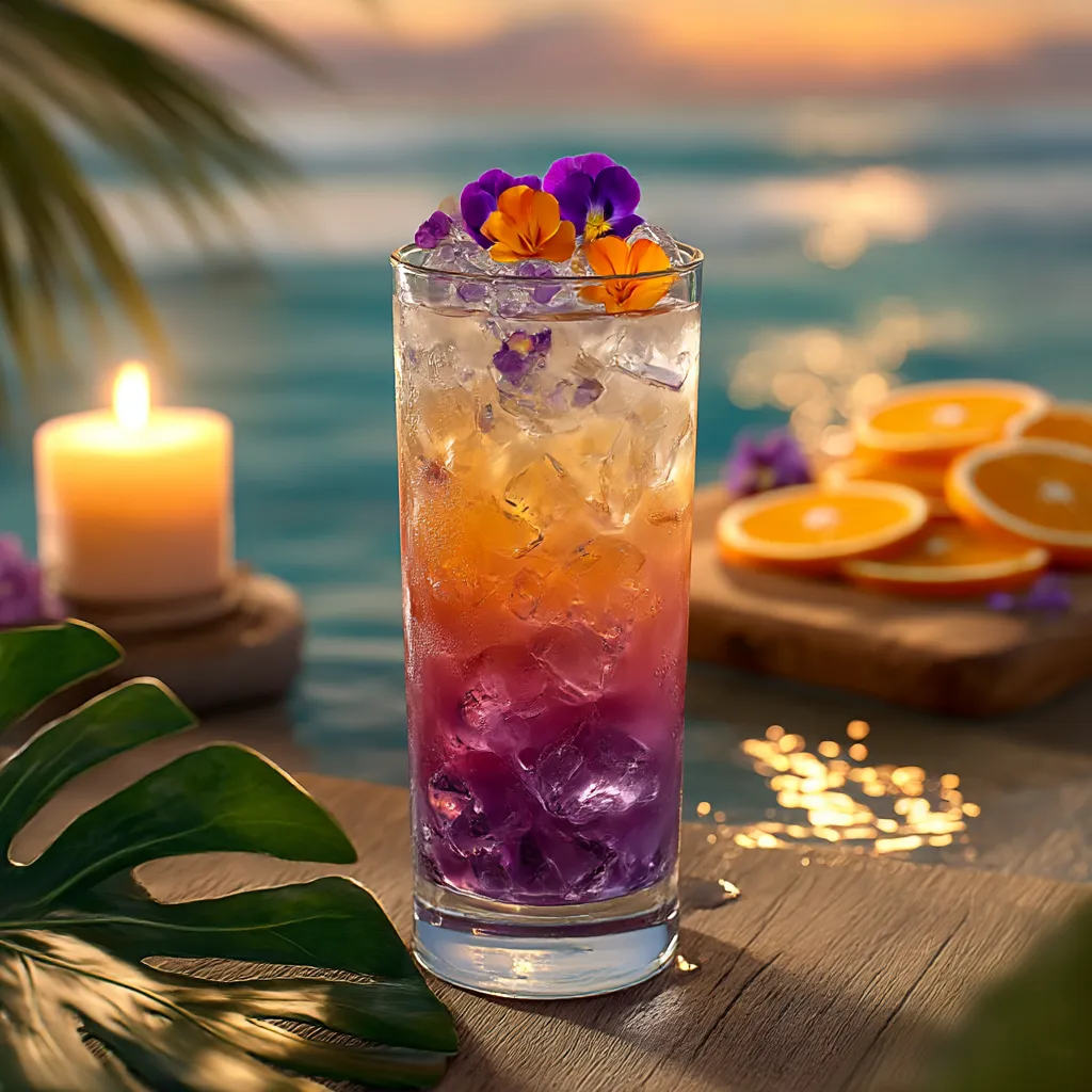 Easy Sunset Mocktail