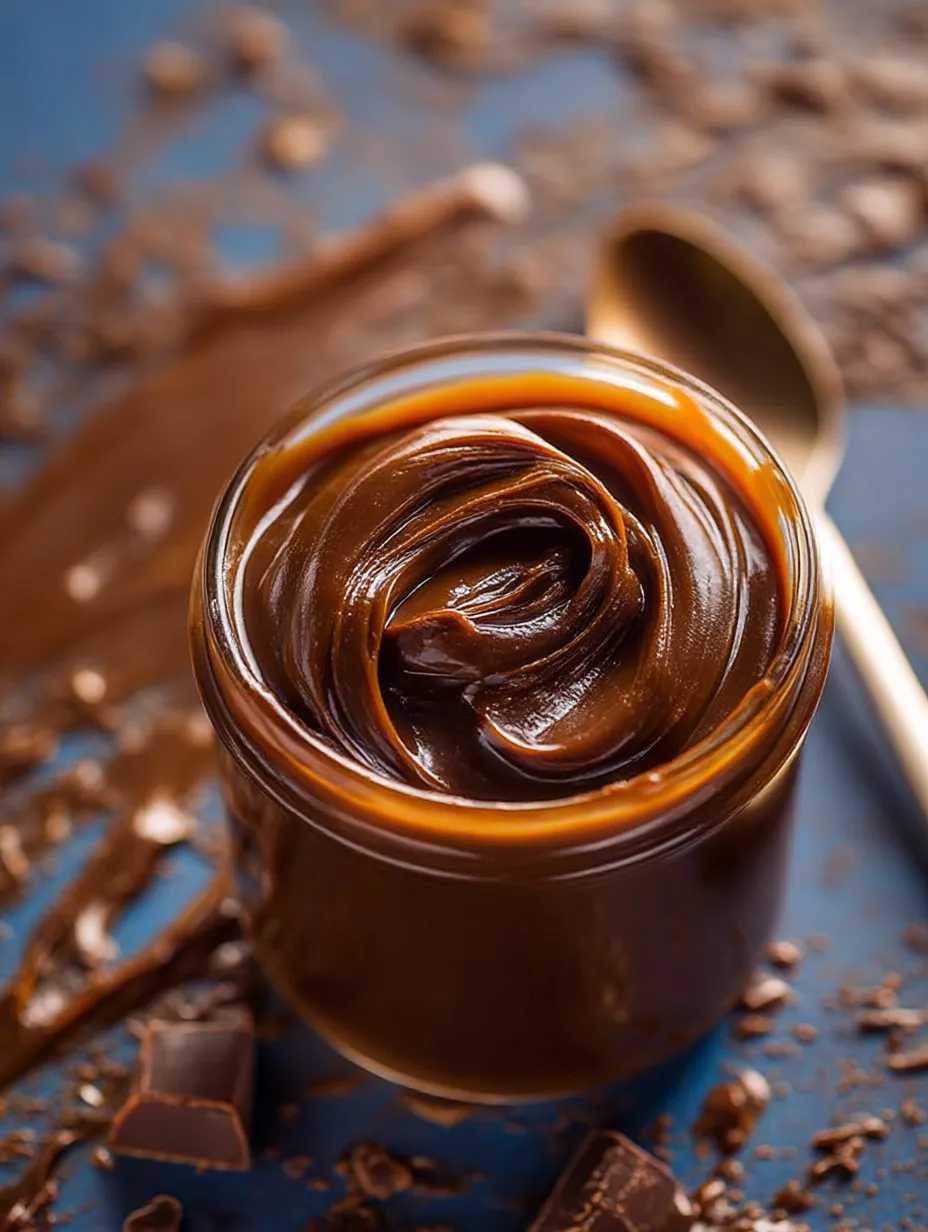 Chocolate Caramel Fudge Sauce topped dessert.
