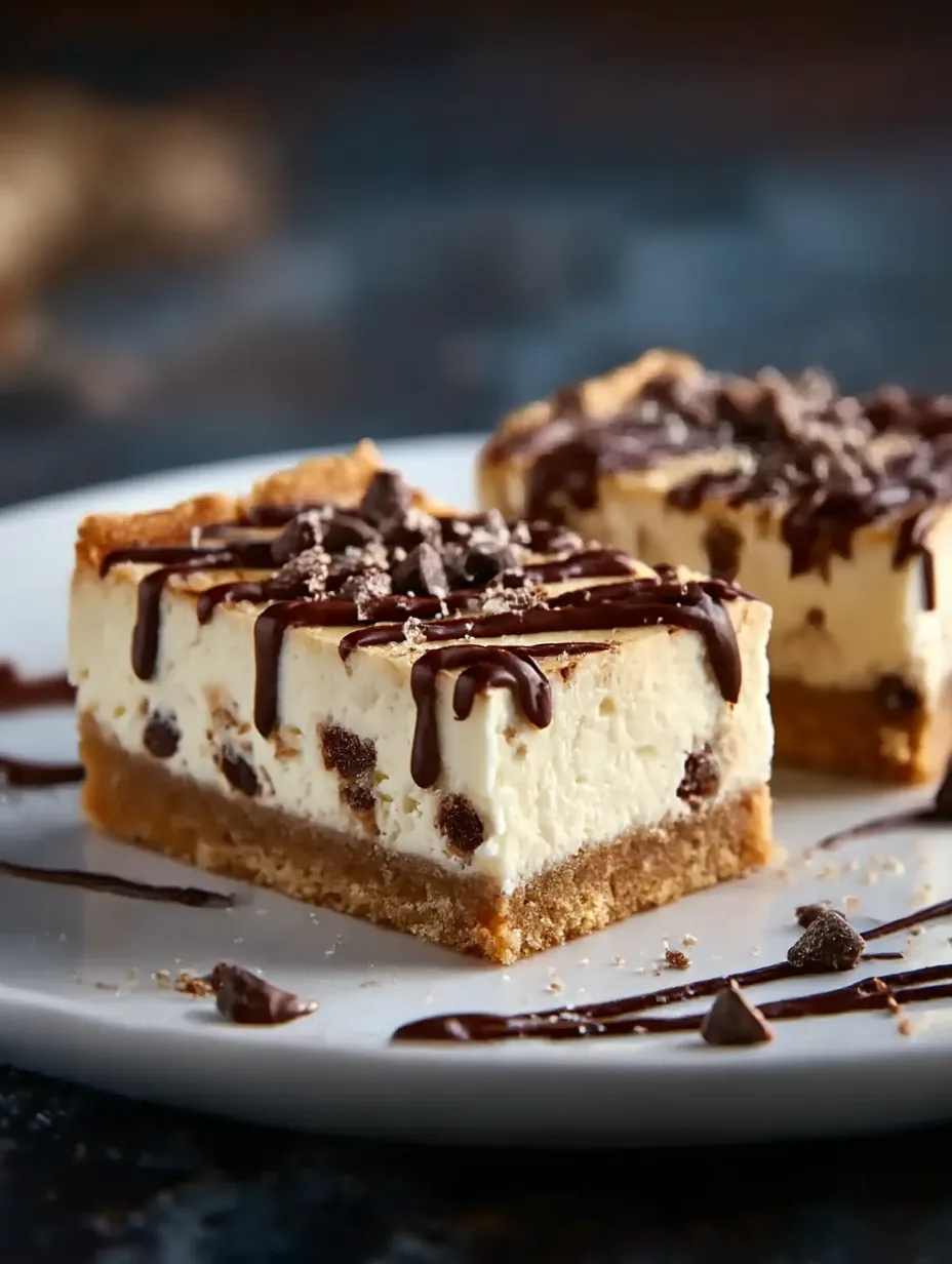 One Cannoli Cheesecake Bar slice.