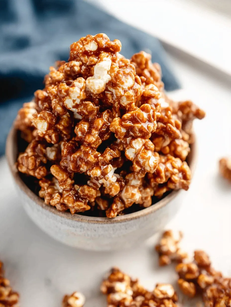 A bowl full of cinnamon twirl popcorn.