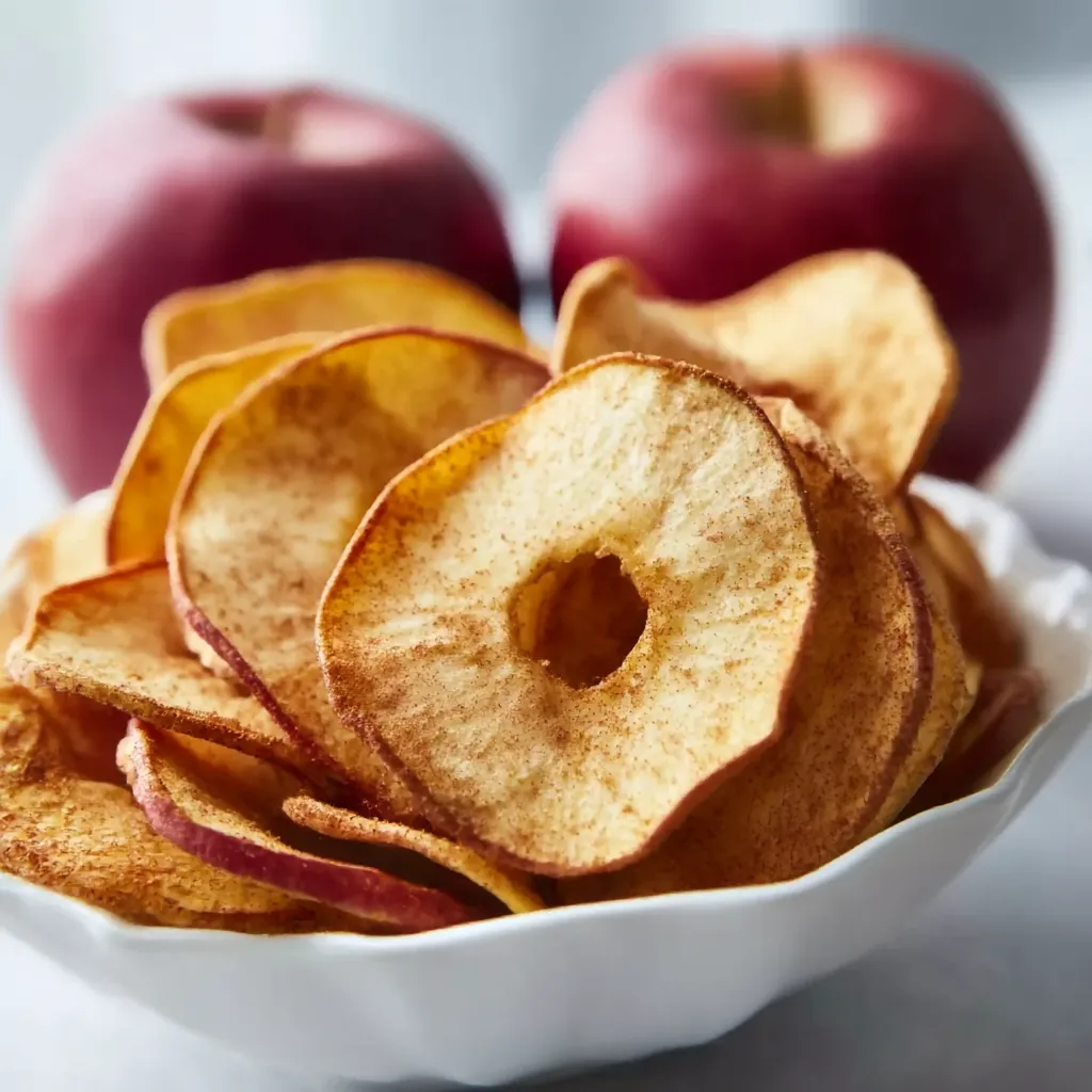 Crispy Cinnamon Apple Chips