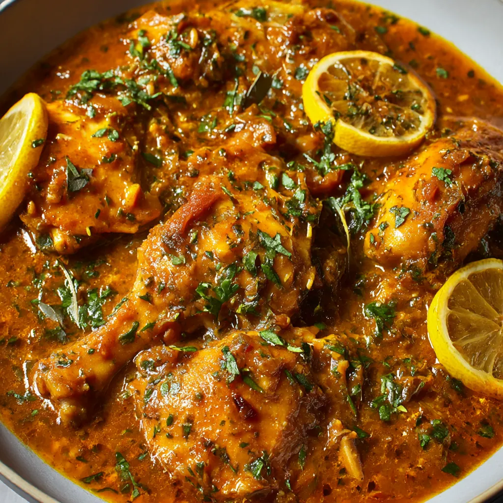 Rhubarb Chicken made with Sweet and Sour Sauce