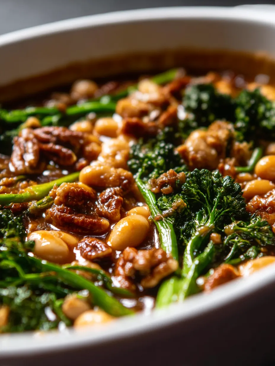 Miso Tahini Whipped Sweet Potato and Spiced Beans bowl.