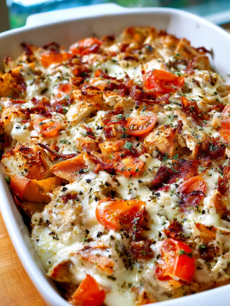 Chicken Bruschetta Bake.
