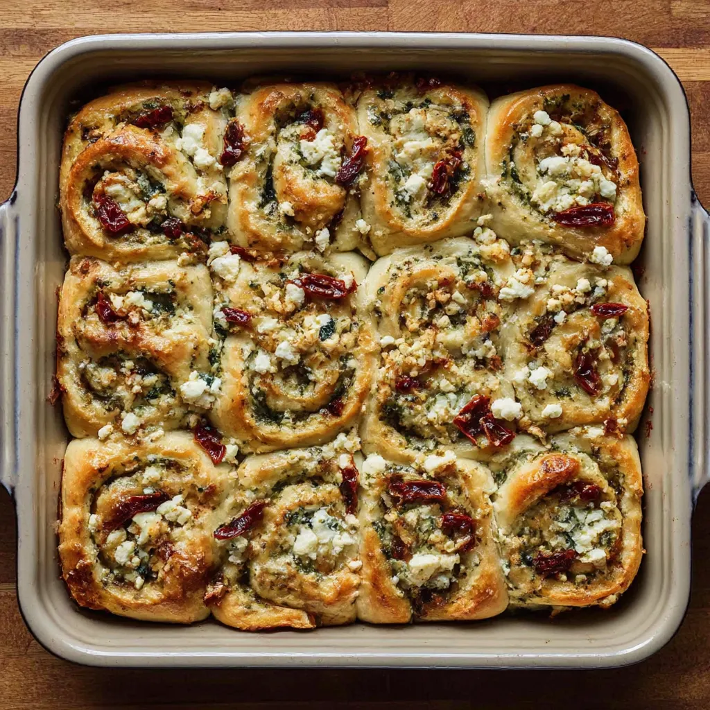 Pesto Feta Rolls