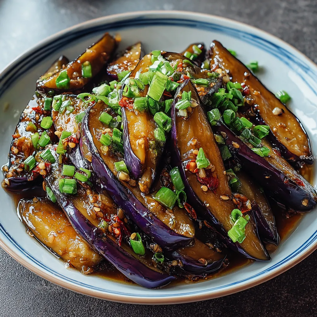 Chinese Eggplant with Garlic Sauce