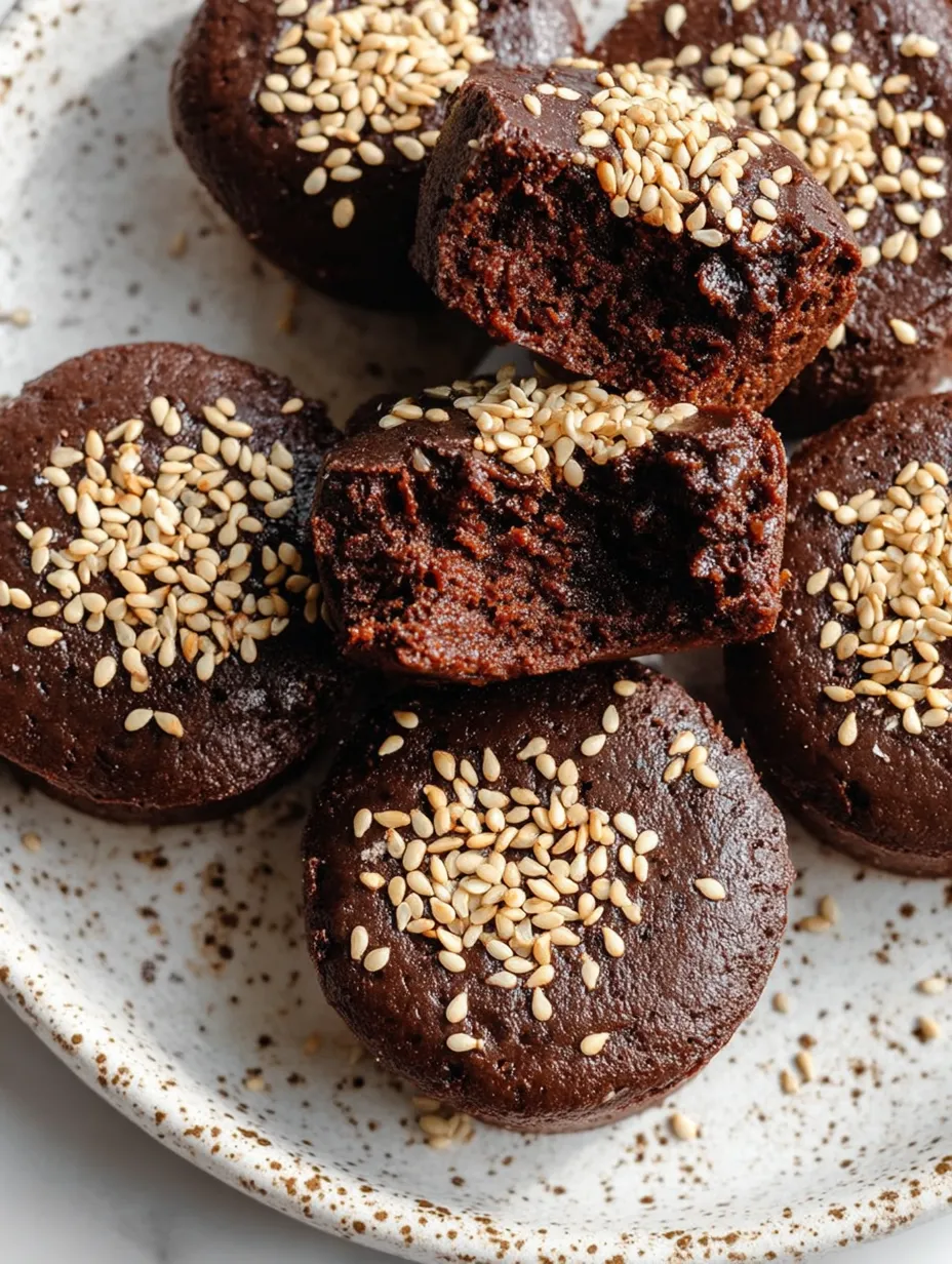 Chocolatey cake topped with crunchy nuts.