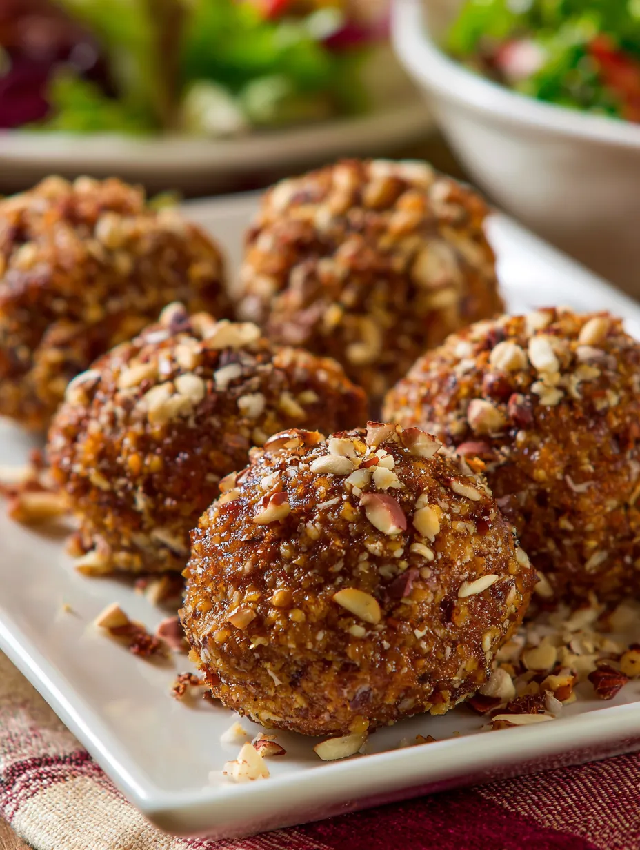 A plate of Baked Sweet Potato Balls.