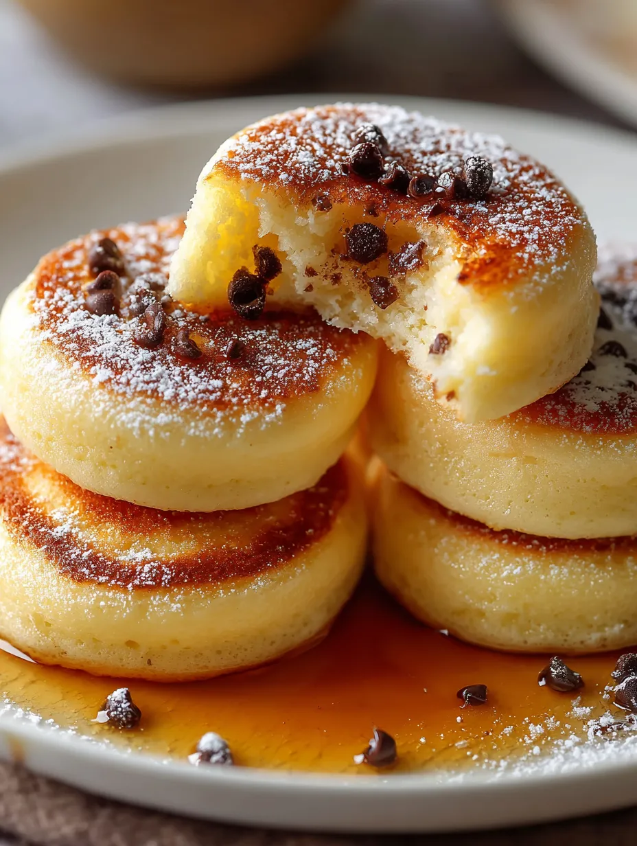 A stack of Maple Pancake Poppers.