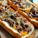 Garlic Philly Cheesesteak Bread