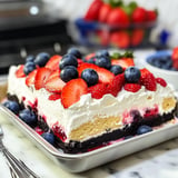 Mixed Berry Icebox Cake