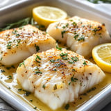 Lemon Butter Baked Cod Recipe