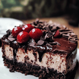 Decadent Black Forest Cheesecake