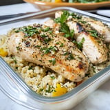 Baked Herb Chicken Breasts with Couscous Recipe