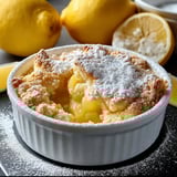 Tangy Magic Lemon Cobbler