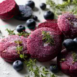 Blueberry and Thyme Herbal Cookies