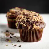 Toffee Coffee Chocolate Muffins