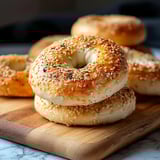 Cottage Cheese Bagels with Almond Flour