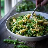 Mint Lemon Pea Pasta with Truffle