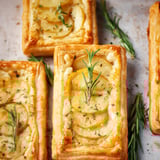 Golden Crisp Puff Tarts with Brie & Potato Layers