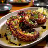 Tender Grilled Octopus Dish