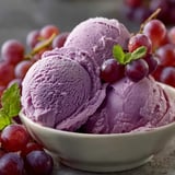 Grape Juice Ice Cream