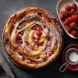 Strawberry Fillo Crinkle Cheesecake
