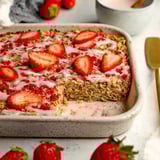 Brown Butter Strawberry Baked Oatmeal.