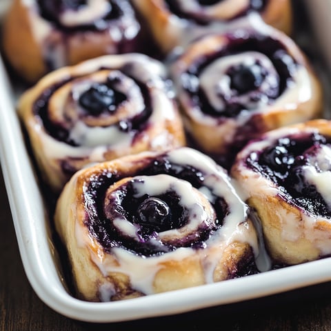 Blueberry Cinnamon Rolls Recipe