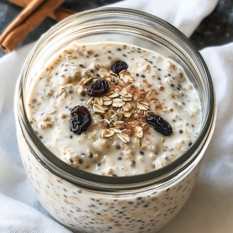 Cinnamon Protein Overnight Oats