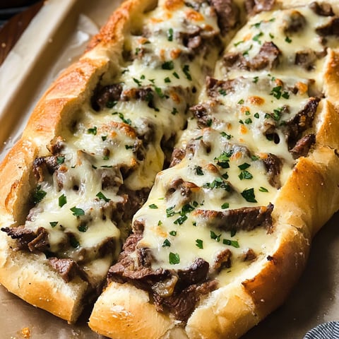 Philly Cheesesteak Cheesy Bread Recipe