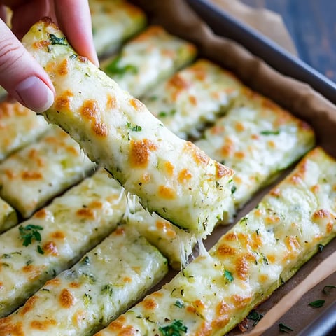 Cheesy Zucchini Sticks