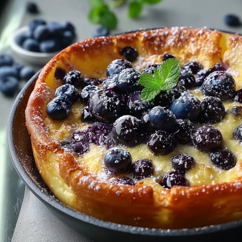 Lemon Blueberry Pancake