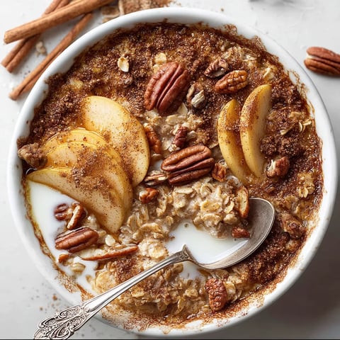 Delicious Chai Oatmeal with Pecans